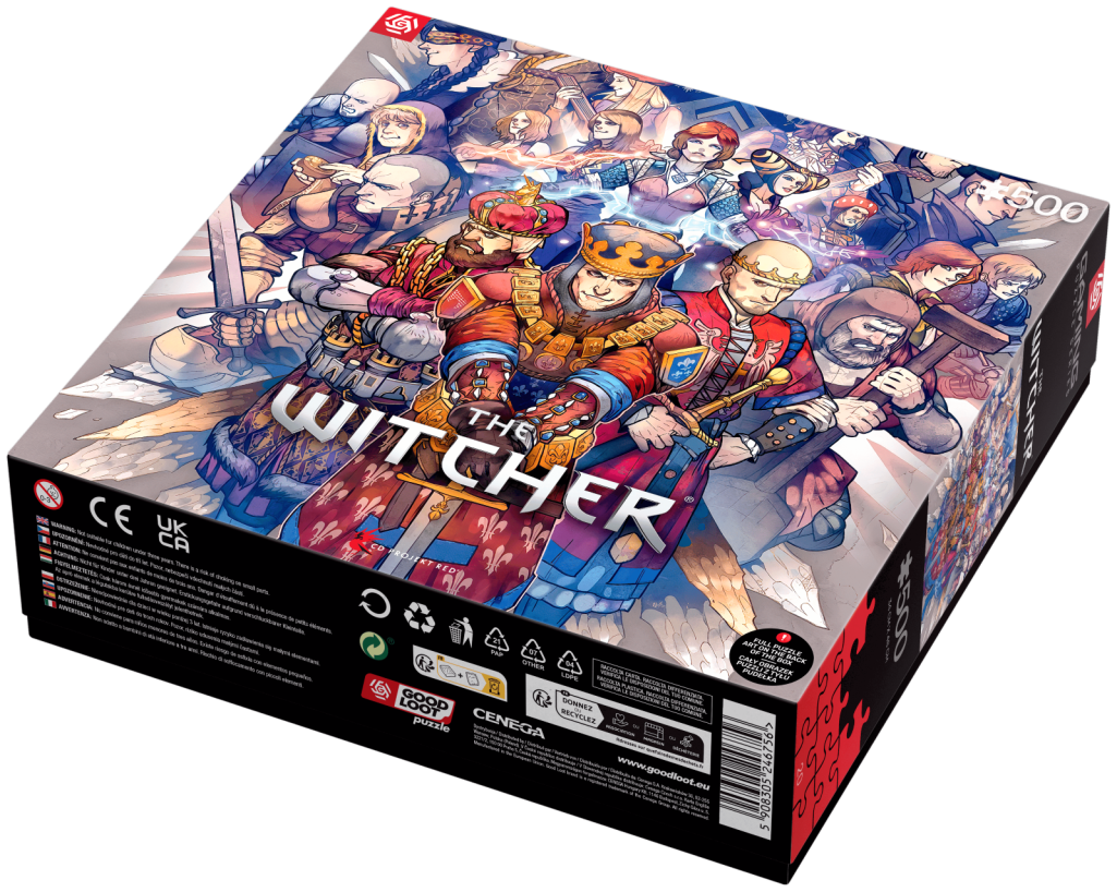 Gaming Puzzle: Wiedźmin: Northern Realms Puzzle 500 elementów